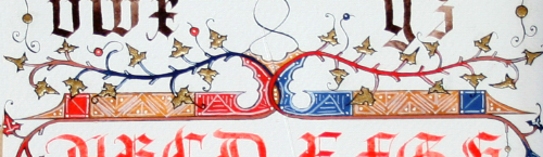 Enluminure gothique textura XVe s