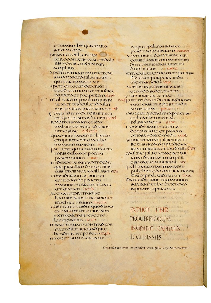 Folio du Codex Amiatinus